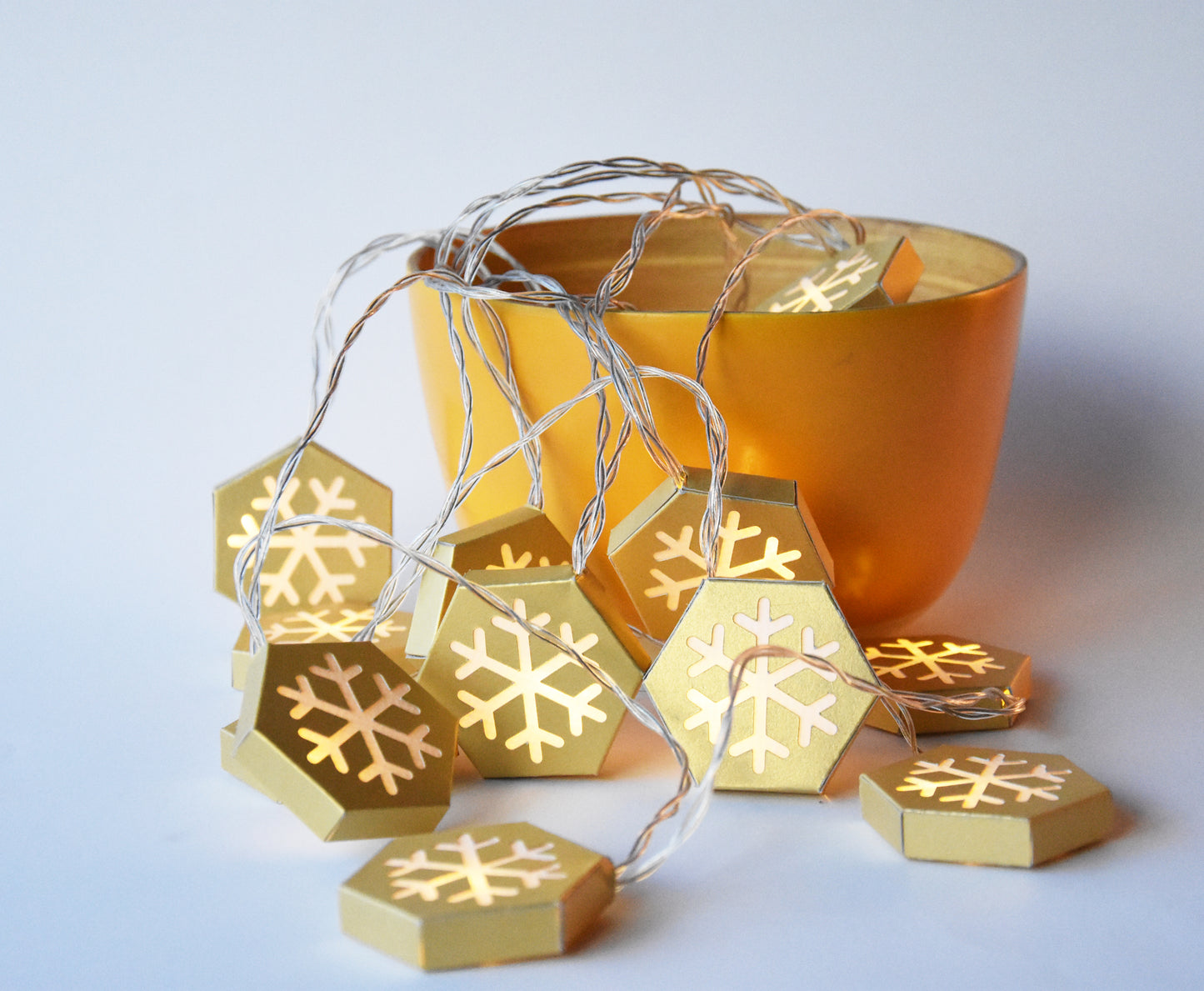 DIY Christmas fairy light instant PDF download
