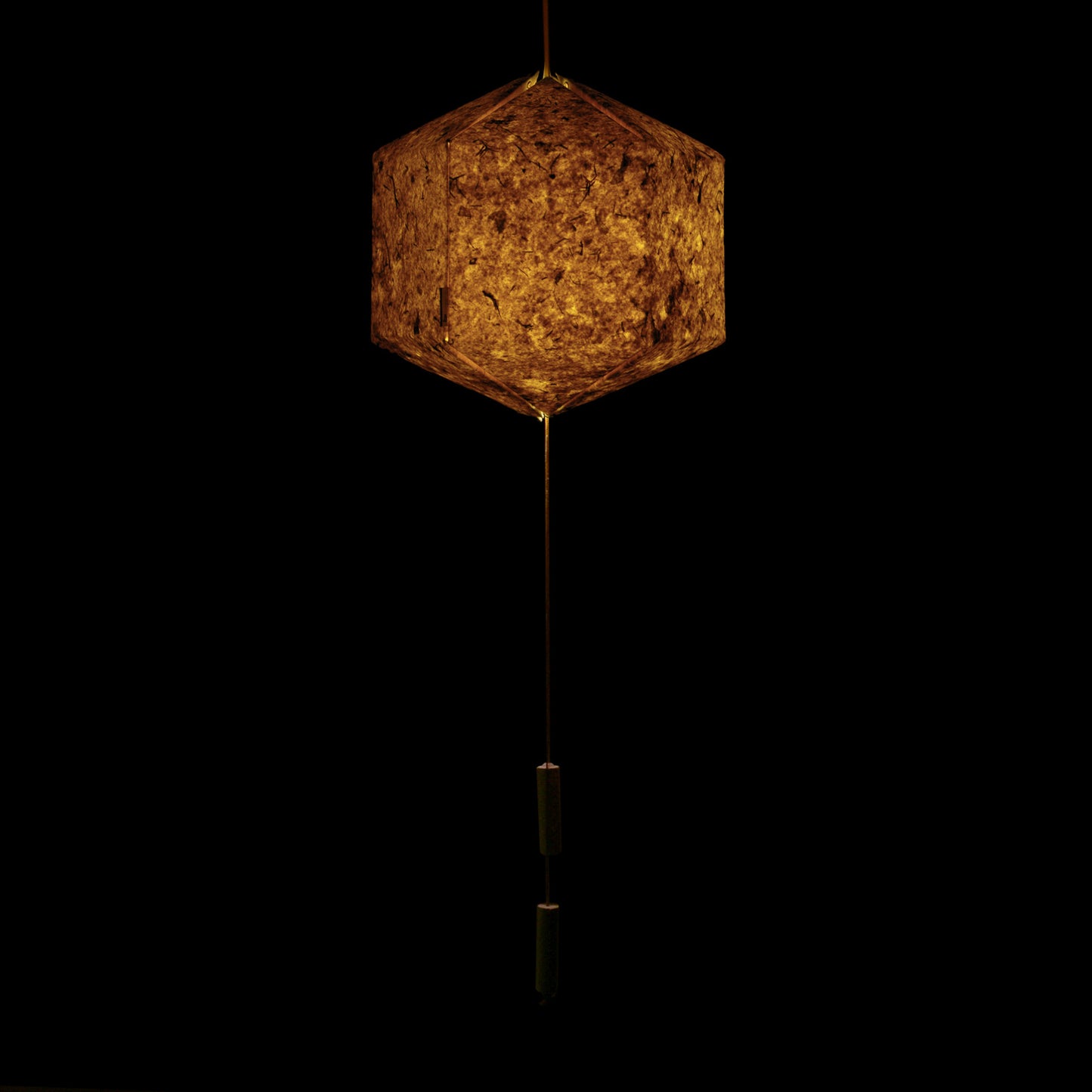Marigold Petals Yellow Paper Lantern
