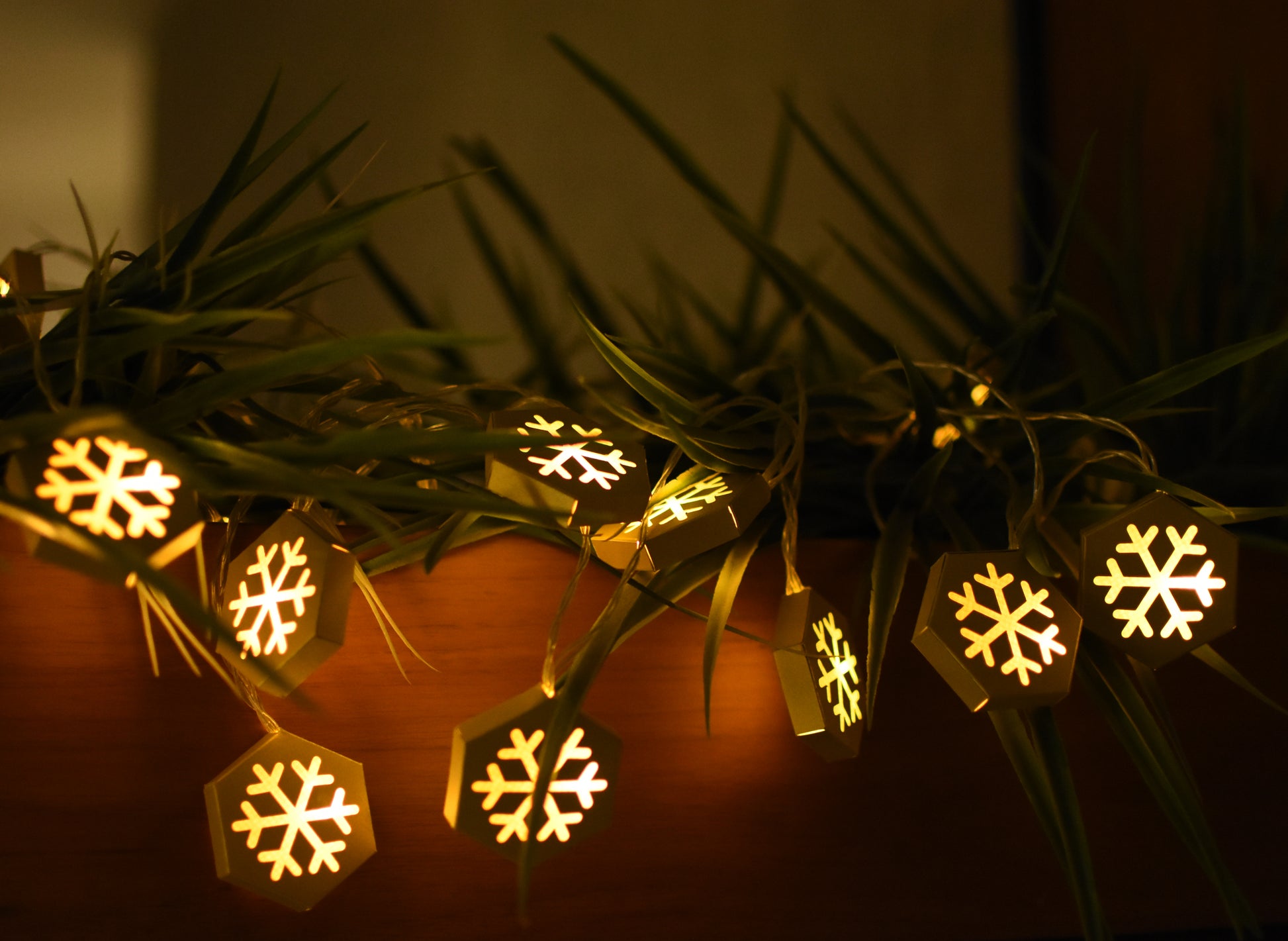 Cute Christmas string lights for decor