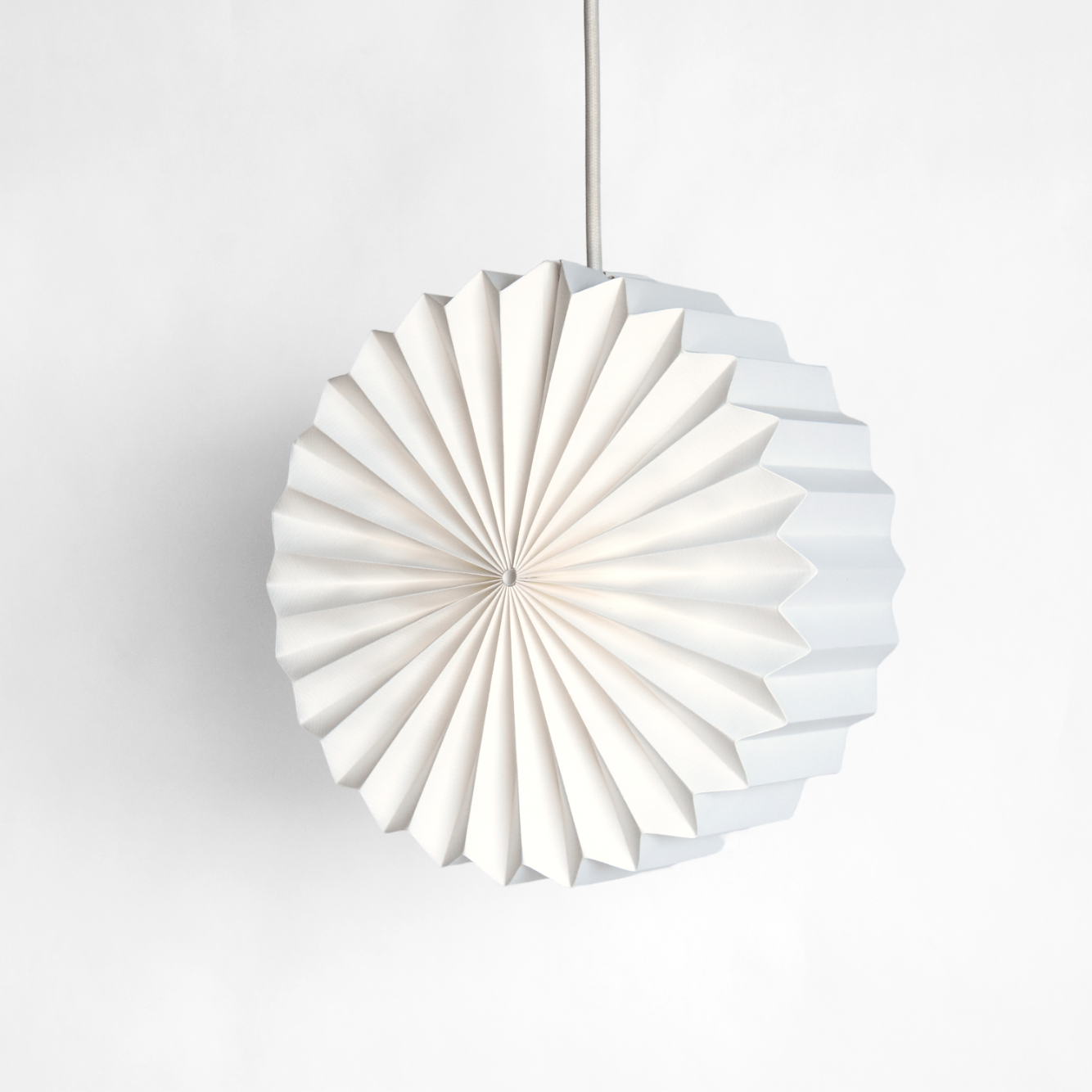 White paper Origami pendant lamp