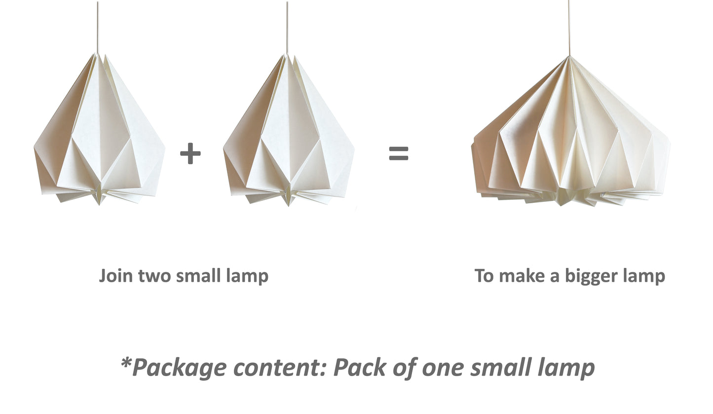 Brownfolds Flat Packed origami lamp shade shop online