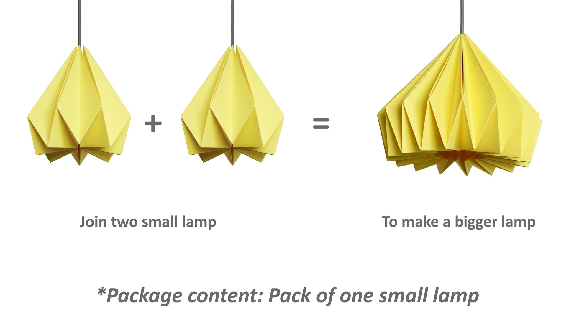 Modular Paper Lamp origami design buy online