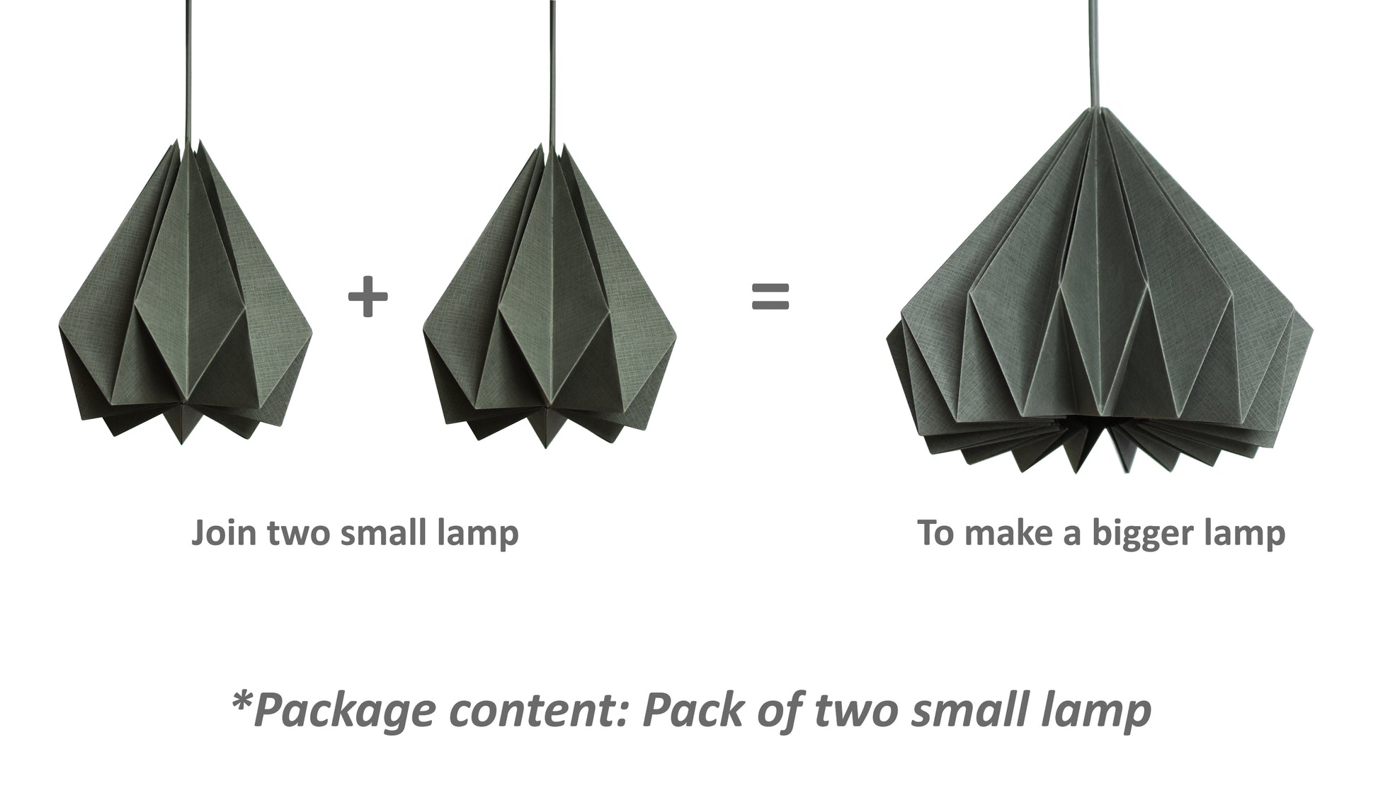 Modular Christmas Lamp origami design buy online