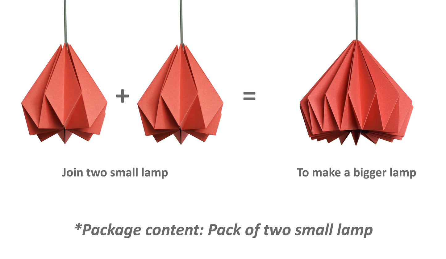 Modular Christmas Lamp origami design buy online